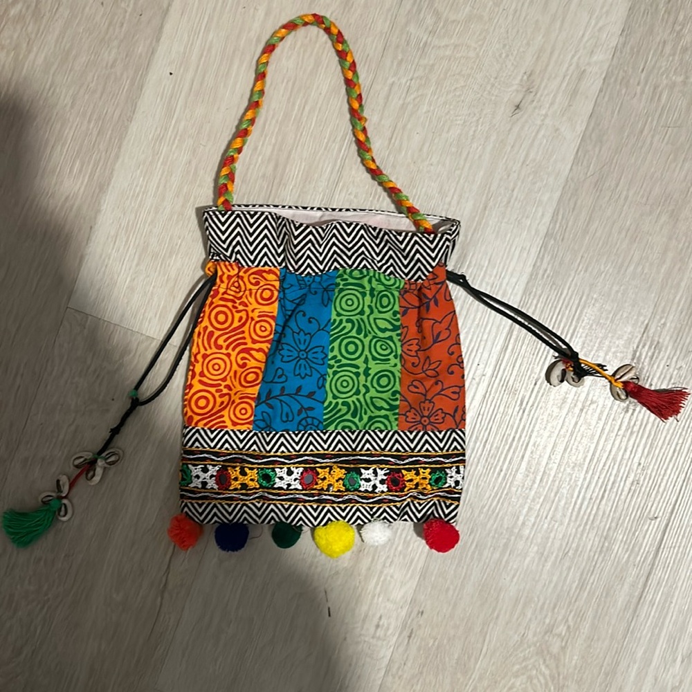 Hand made hand crafted purse beautiful
